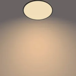 Sale myLiving SceneSwitch Super Slim plafond, sort, 2700K, Ø43 cm Philips
