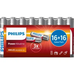 Outlet Power Alkaline AAA batterier, Batterier|Philips