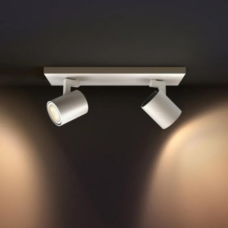 Discount Philips Runner spotlampe, 2 spots, Hue White Ambiance pærer Philips Hue|Philips Hue