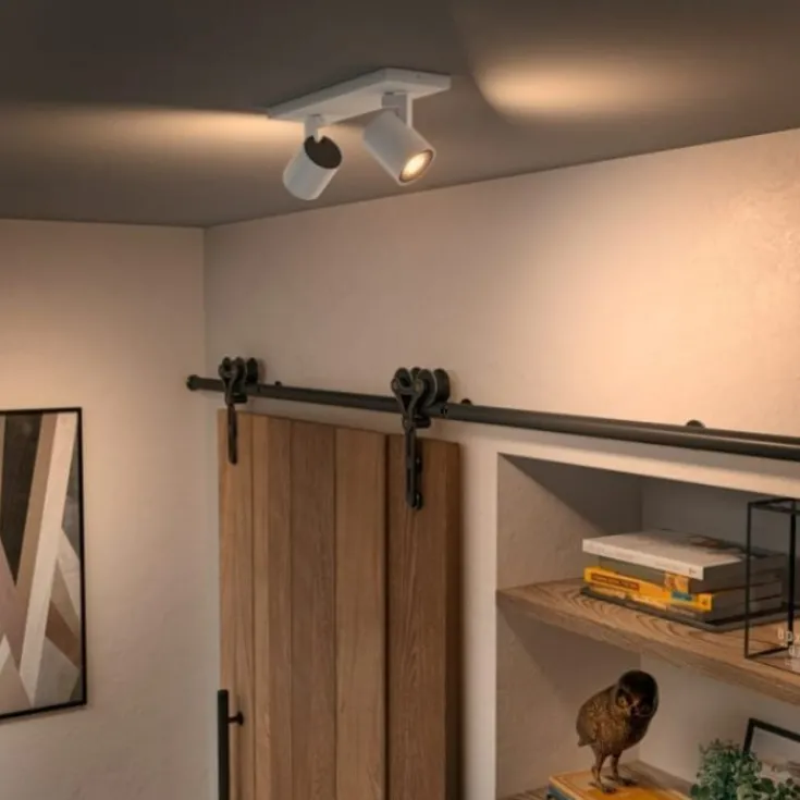 Discount Philips Runner spotlampe, 2 spots, Hue White Ambiance pærer Philips Hue|Philips Hue