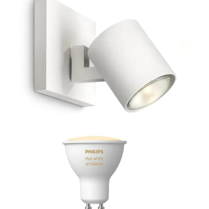 Outlet Philips Runner 1-Spot med Hue White Ambiance pære Philips Hue|Philips Hue