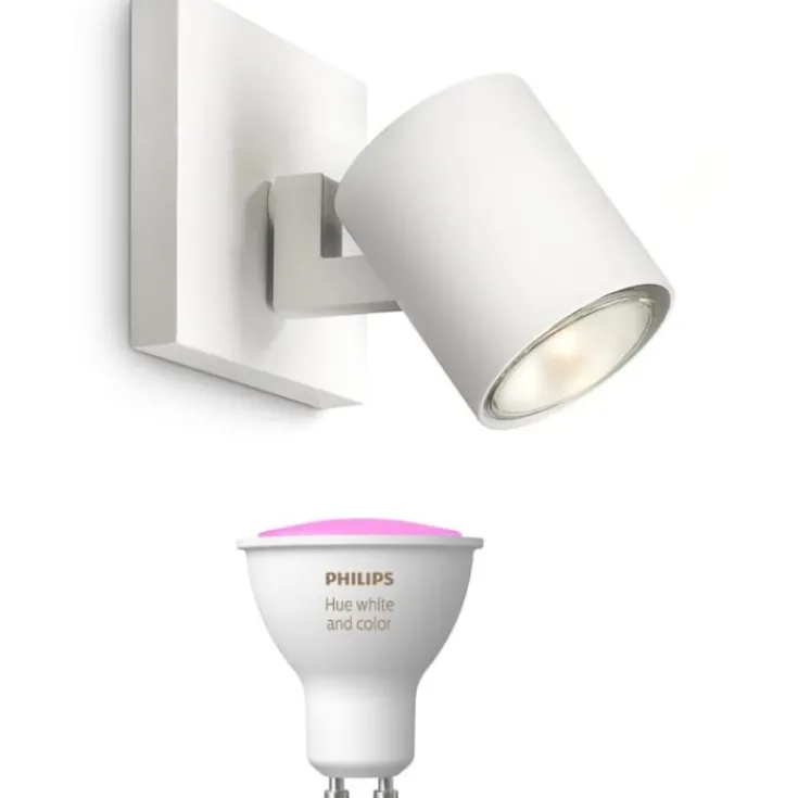 Online Philips Runner 1-Spot med Hue White Color Ambiance pære Philips Hue|Væglamper