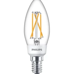 New SceneSwitch E14 kertepære, 3-trins dæmp, 5,5W Led Pærer|Philips