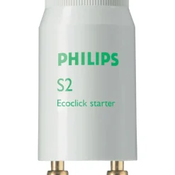 New S2 Ecoclick starter for serie, Lysstofrør