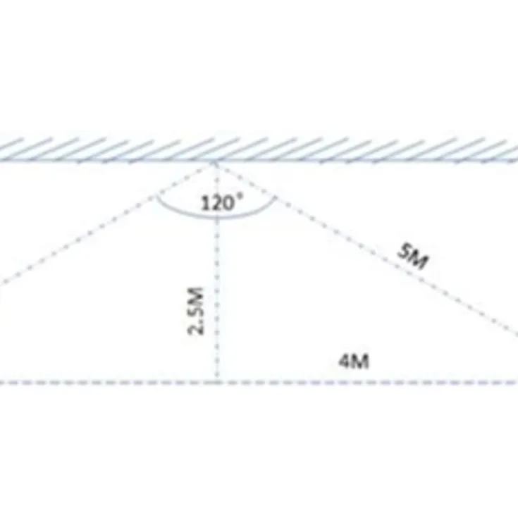 Outlet Shan loftlampe med sensor, hvid Philips