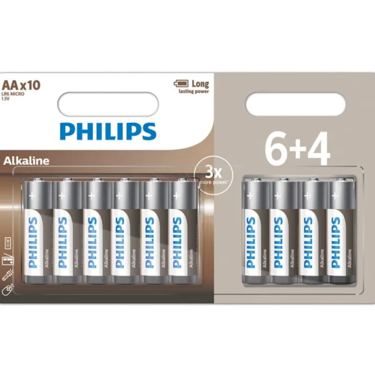 Best Tech Alkaline AA batterier, Batterier