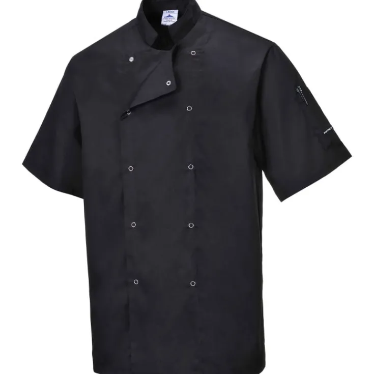 Outlet kokkejakke ed korte ærer, ort, tr. Jakker & Veste