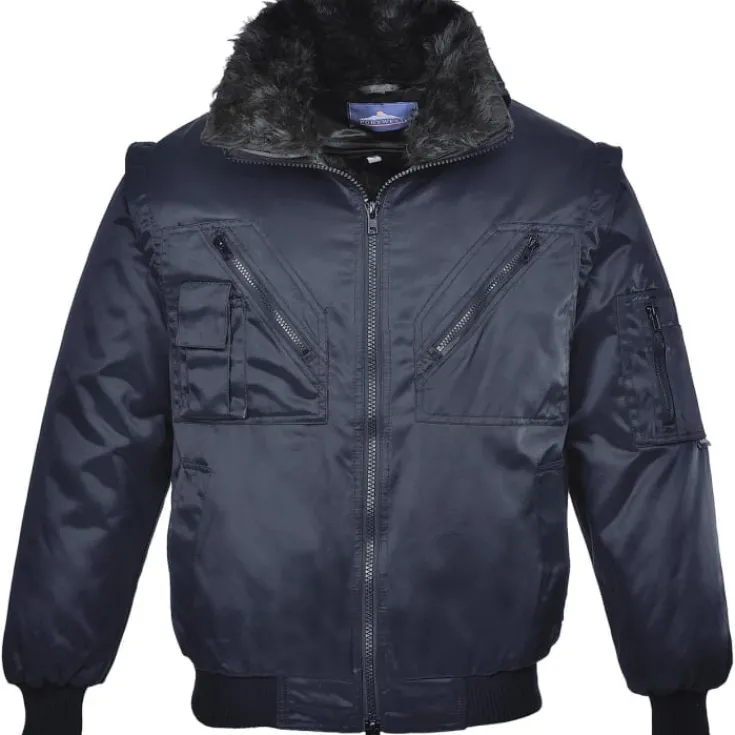 Hot pilotjakke, marineblå, str. 2XL Jakker & Veste