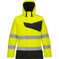 PW2 vinterjakke, hi-vis gu/sort, str. Jakker & Veste