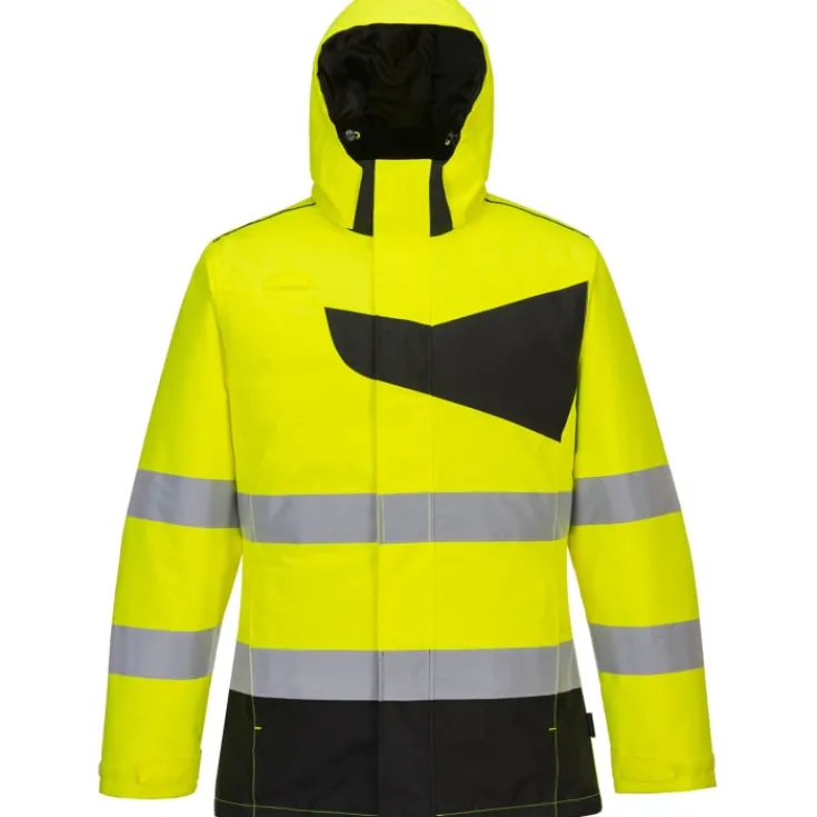 PW2 vinterjakke, hi-vis gu/sort, str. Jakker & Veste