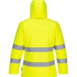PW2 vinterjakke, hi-vis gu/sort, str. Jakker & Veste