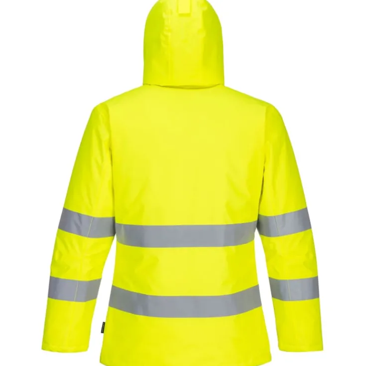 PW2 vinterjakke, hi-vis gu/sort, str. Jakker & Veste