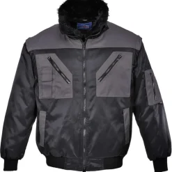 Discount Two Tone piotjakke, ort/grå, tr. Jakker & Veste