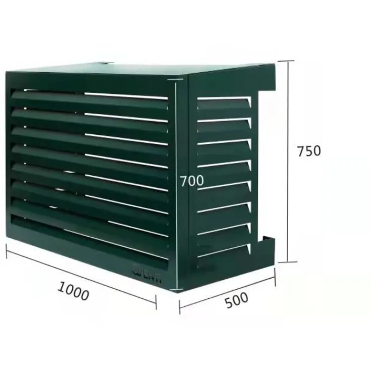 Hot varmepumperskjuler aluminium, 100 cm, grøn Varmepumper