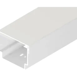 Discount vægkanal aluminium 2 meter, hvid Varmepumper