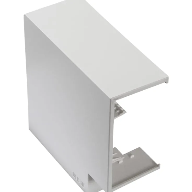 Hot Signa fladvinkel, Base 70/110 mm, perlehvid Kabelkanaler