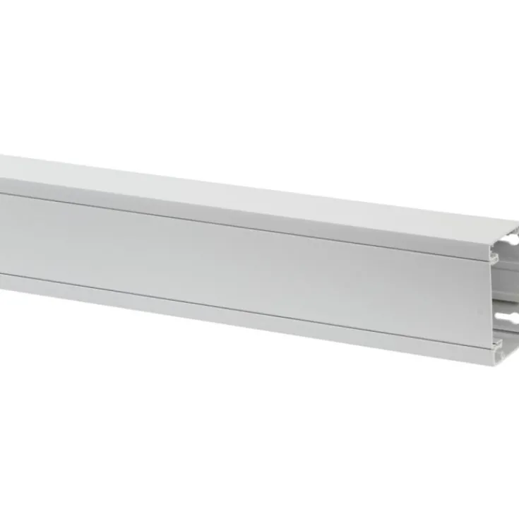Discount Signa installationskanal med låg, 70/110 mm, perlehvid Kabelkanaler