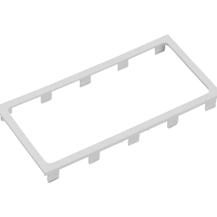 Hot Signa Opus66 ramme, 2,5 modul, hvid Kabelkanaler