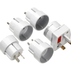 Clearance Rejseadaptere 5 delt Stikpropper