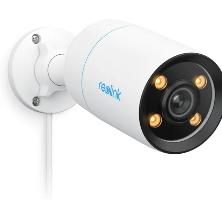 Discount CX810 kamera 4K udendørs, nattesyn, hvid Alarmsystemer & Tyverisikring
