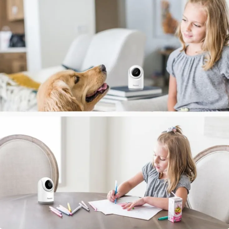 E321 WiFi indendørs kamera, hvid Alarmsystemer & Tyverisikring
