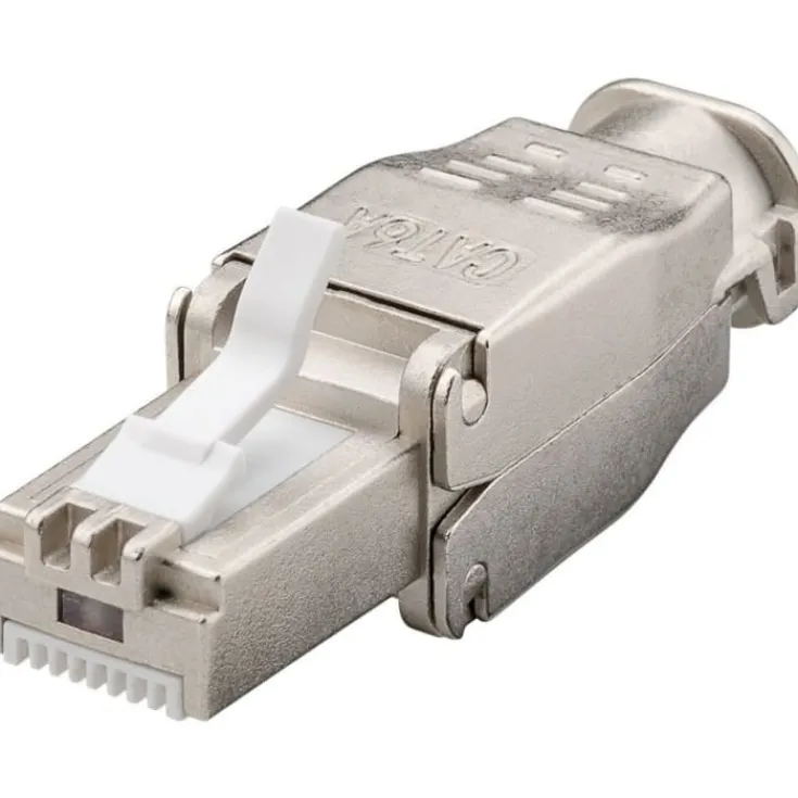 Outlet RJ45 netværksstik, FTP, cat. 6A Netværksstik