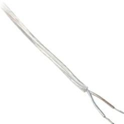 Outlet Rund lampeledning, transparent Plastledninger