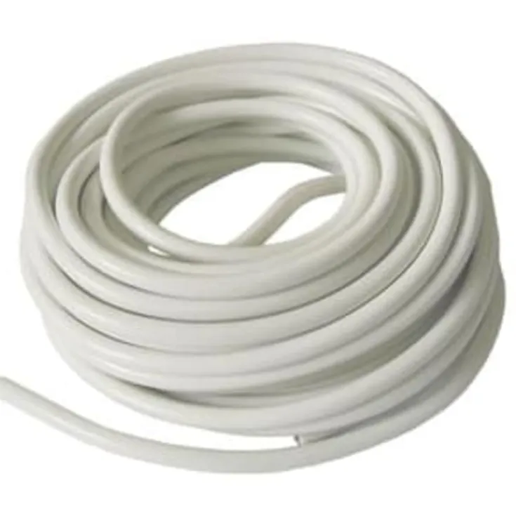 Sale Rund plastledning PKL 2x0,75 mm², hvid, Plastledninger