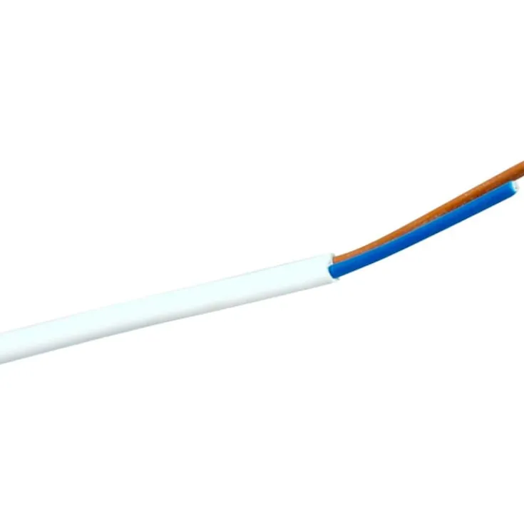 Rund plastledning PKL 2x0,75 mm², sort, Plastledninger