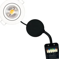 New Claudia 2.0 indbygningsspot, , mat hvid Indbygningsspots|Scan Products