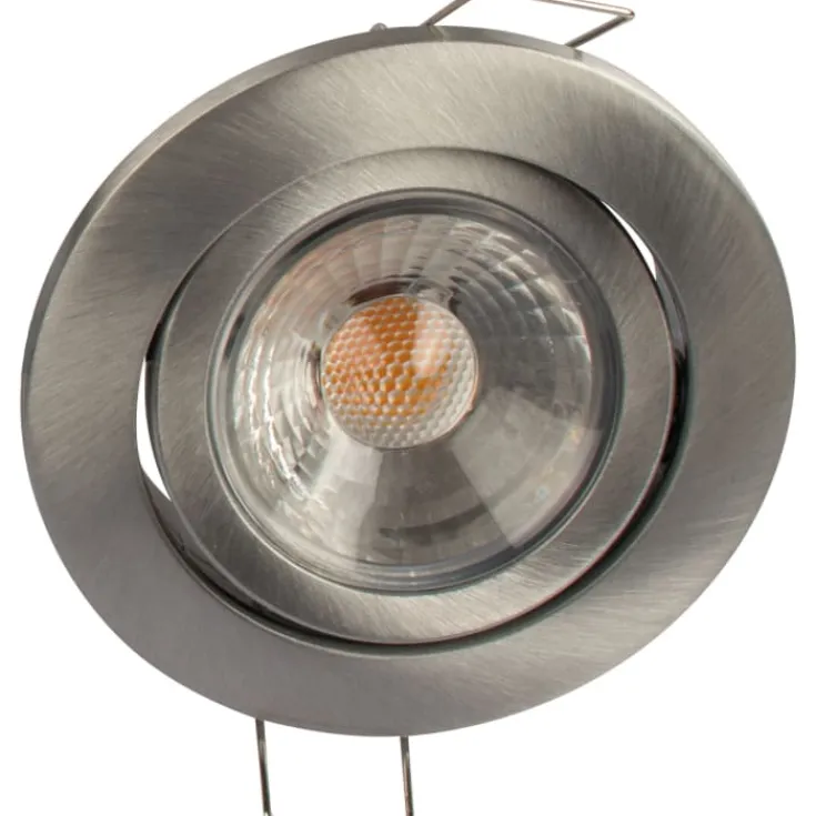 Sale Claudia Loop indbygningsspot, 2700K, børstet aluminium Indbygningsspots|Scan Products