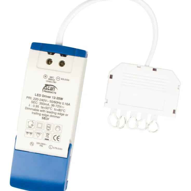 Outlet driver, dæmpbar, Transformere & Drivere|Scan Products