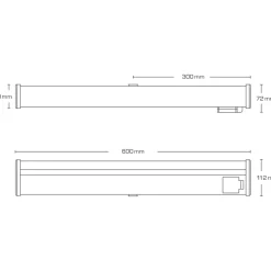 Sale Lucianna spejllampe, stik, 3000K/4000K Spejllamper|Scan Products