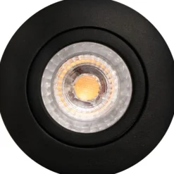 Discount Luna Low Profile 2.0 indbygningsspot, 2700K, mat sort Scan Products