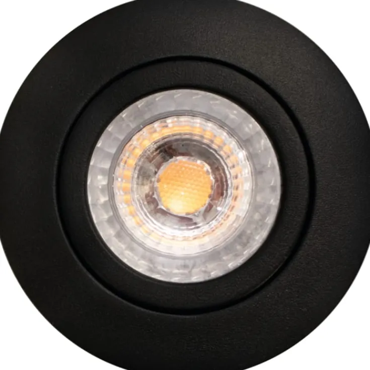 Discount Luna Low Profile 2.0 indbygningsspot, 3000K, mat sort Indbygningsspots|Scan Products