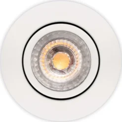 Online Luna Low Profile indbygningsspot, mat hvid, , 6 stk Scan Products