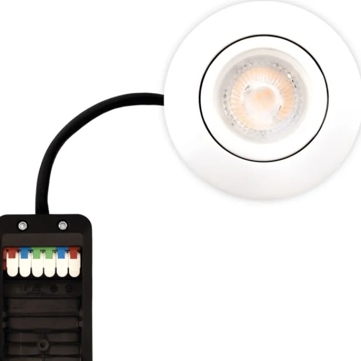 Best Luna Quick Install 2.0 indbygningsspot, 3000K, mat hvid Scan Products