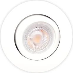 Clearance Luna Quick Install 2.0 indbygningsspot, , mat hvid, 10 stk. Scan Products