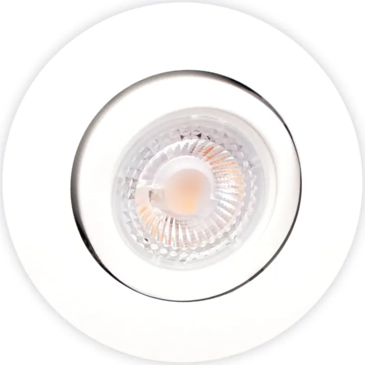 Clearance Luna Quick Install 2.0 indbygningsspot, , mat hvid, 10 stk. Scan Products