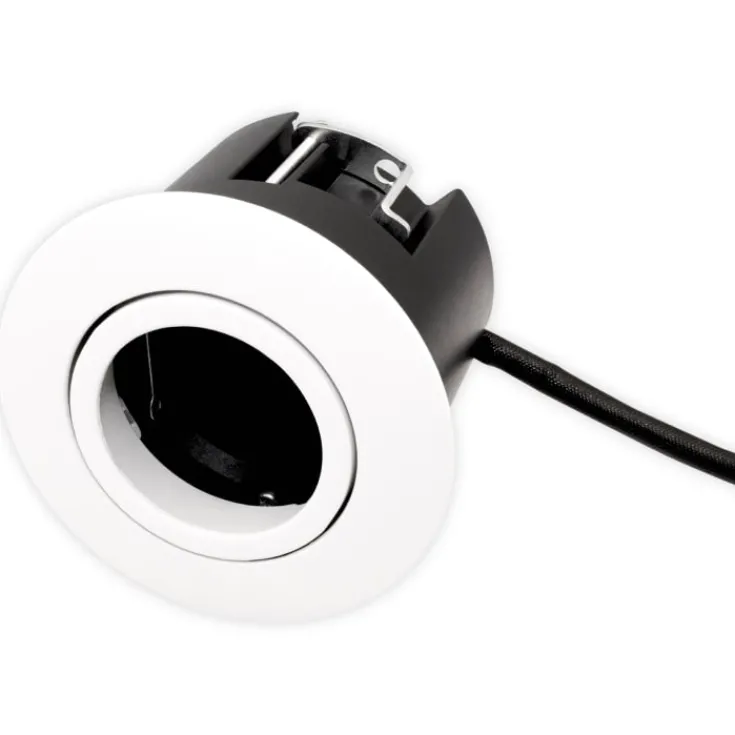 Clearance Luna Quick Install 2.0 indbygningsspot, GU10, mat hvid Indbygningsspots|Scan Products