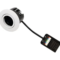 New Luna Quick Install 2.0 indbygningsspot, GU10, mat hvid, 10 stk Indbygningsspots|Scan Products