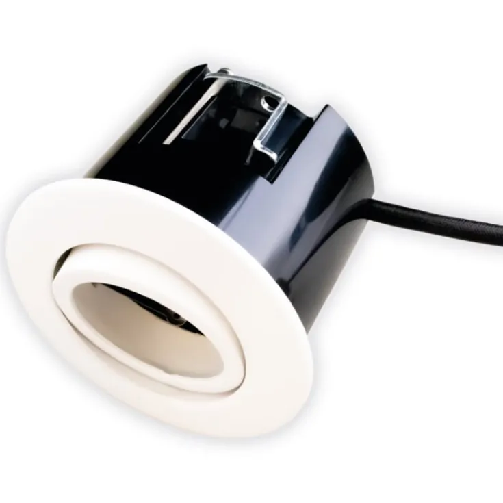 New Luna Quick Install 2.0 indbygningsspot, GU10, mat hvid, 10 stk Indbygningsspots|Scan Products