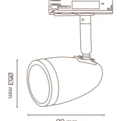 Sale Mita 1F skinnespot, sort Skinnespots|Scan Products