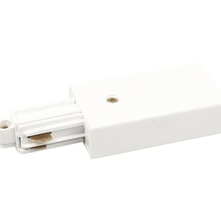 Outlet Mita 1F tilslutning, hvid, Strømskinner|Scan Products