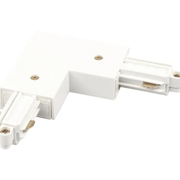 Hot Mita 1F vinkelsstykke, hvid, Strømskinner|Scan Products