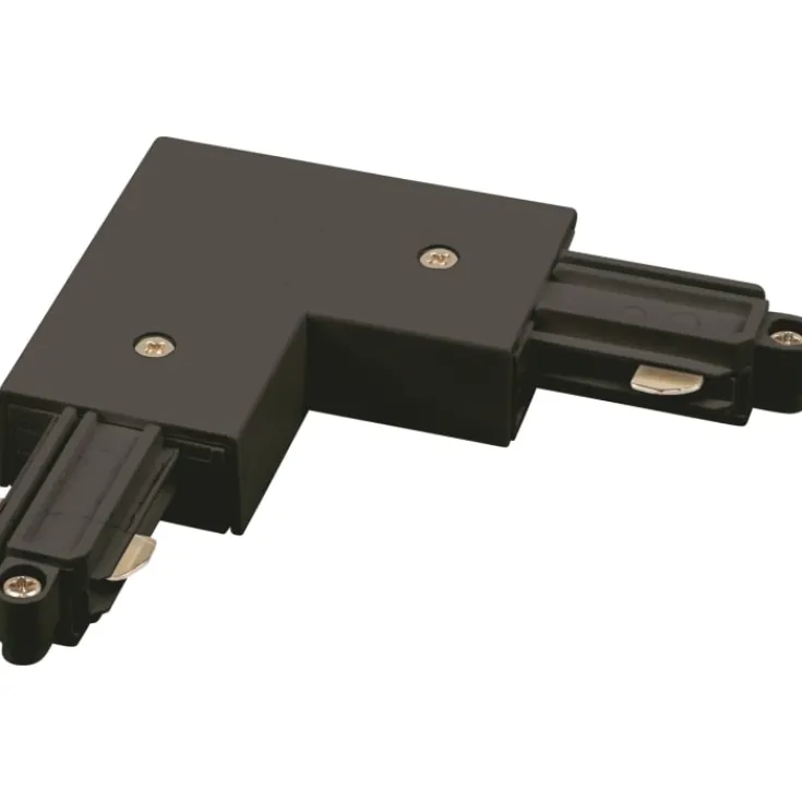 Hot Mita 1F vinkelsstykke, sort, Strømskinner|Scan Products
