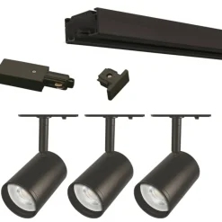Sale Mita strømskinne med skinnespots, tilslutning & endestykke, Strømskinner|Scan Products