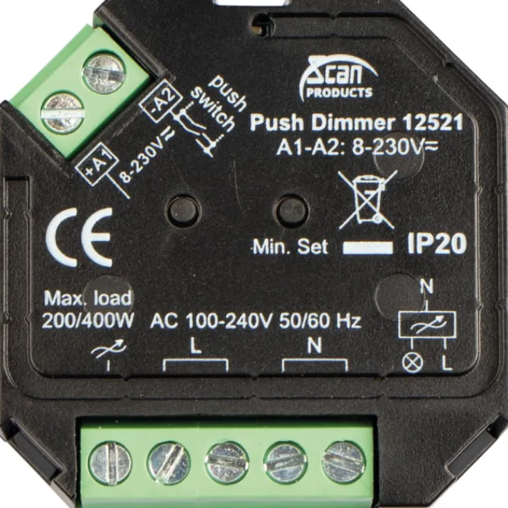 Best Push Dimmer Lysdæmpere|Scan Products