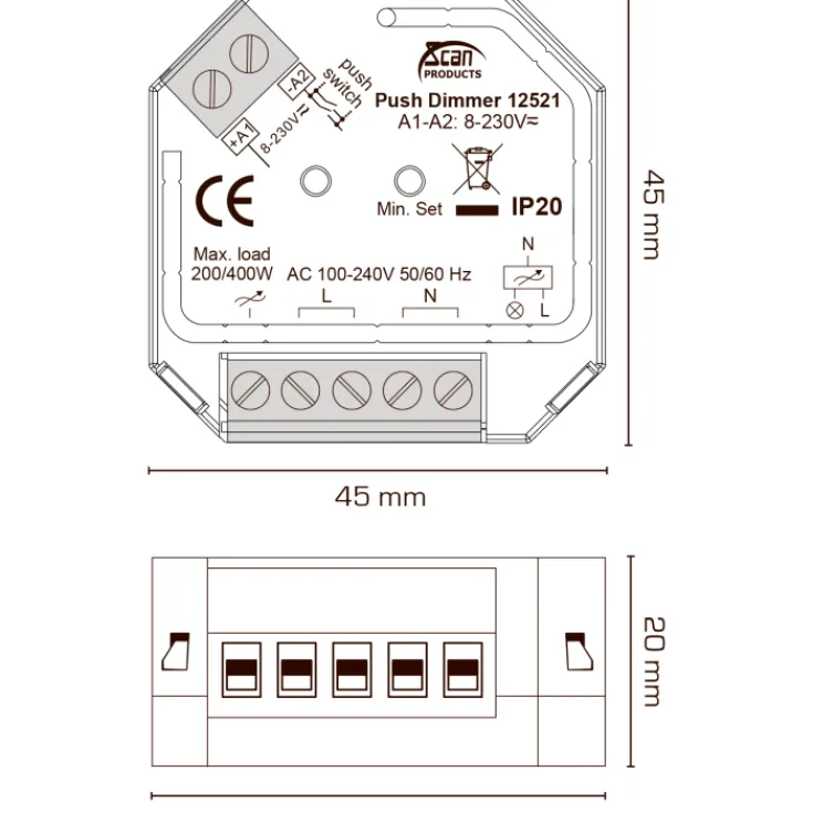 Best Push Dimmer Lysdæmpere|Scan Products