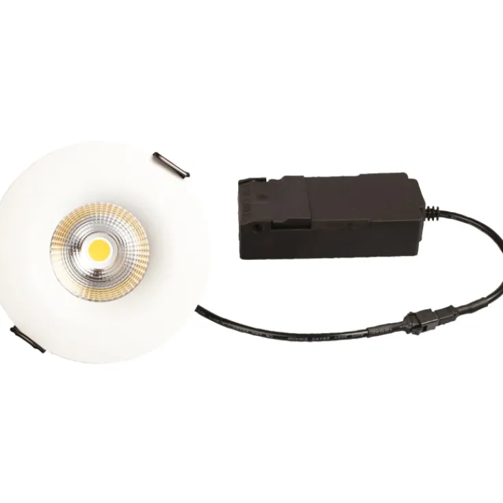 Hot Sabina Low Profile Fixed indbygningsspot, mat hvid, Scan Products